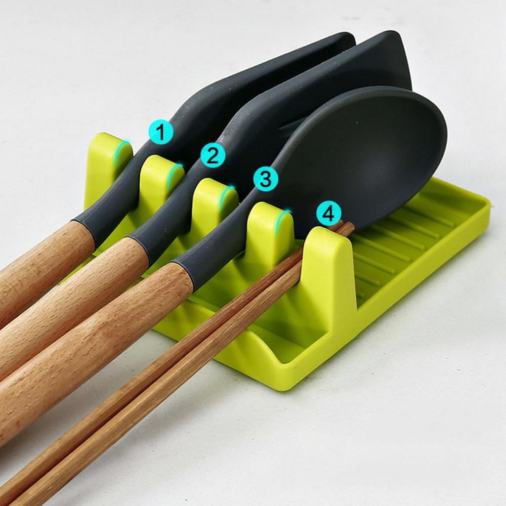 Suporte de Descanso para Talheres  Limpeza e Praticidade