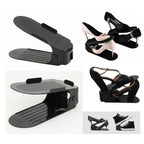 Organizadores de Sapatos | Ajustável e Resistente Preto [COMPRE 5 LEVE 10]