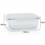 GlassFit – Potes de Vidro com Vedação Premium 370ml - Preço Promocional