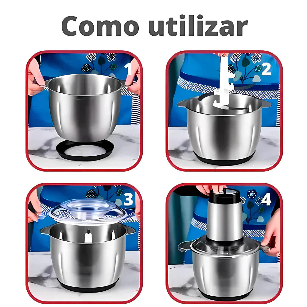 Super Grinder Inox - Pica Tudo